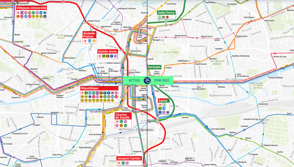 Rennes Métropole déploie un nouveau réseau de bus Gart